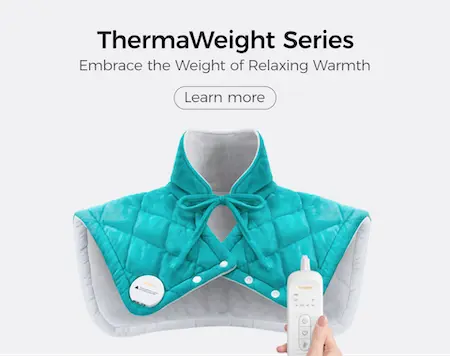 ThermaWeight Series - Embrace the Weight of Relaxing Warmth | OCOOPA ThermaWeight Heating Pad & Neck & Shoulders