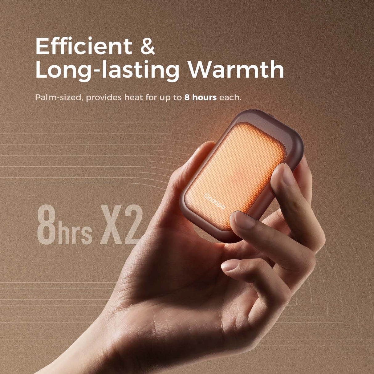 OCOOPA Classic UT4 Young hand warmers: compact, magnetic, long-lasting warmth, waterproof, vibrant colors, ideal for outdoor use.