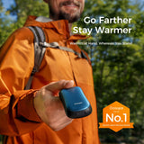 OCOOPA UT4 Urban hand warmers: magnetic, 2-in-1 design, IP45 waterproof, 6000mAh battery, ergonomic, adjustable heat, UL certified.